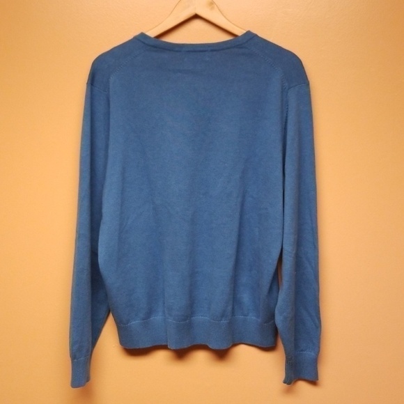 Men’s Lands' End V-Neck Sweater - Picture 3 of 3